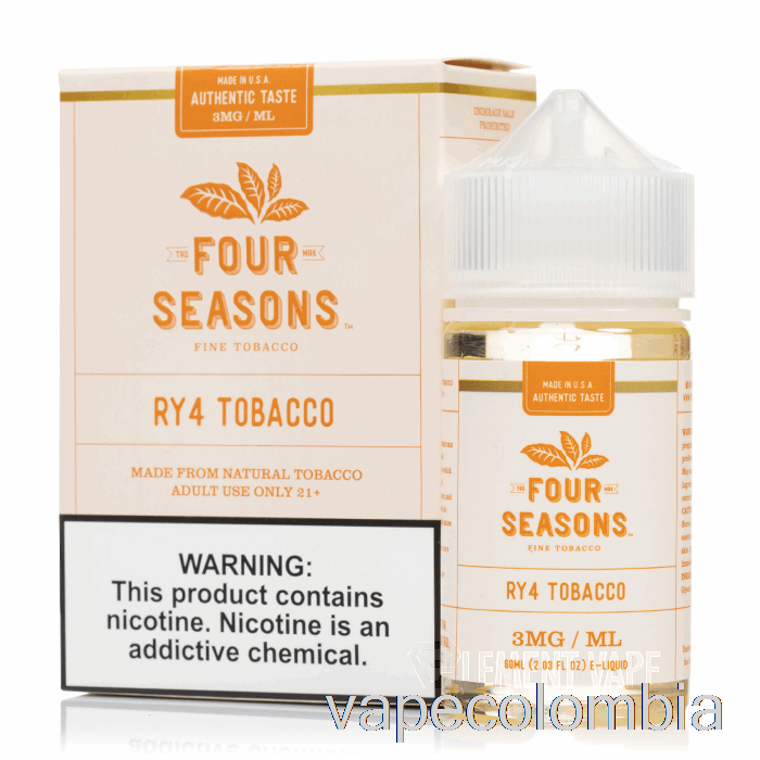 Kit Vape Completo Ry4 Tabaco - Cuatro Estaciones - 60ml 6mg